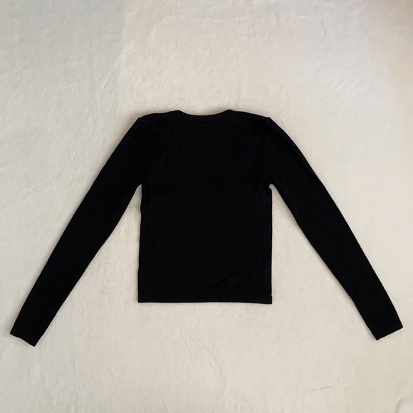 Intimately Free People | Lucy You Long Sleeve Rib Knit Layering Top Black (XS/S) - Picture 10 of 15